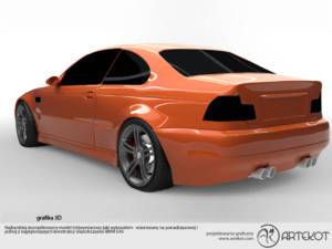 grafika 3D BMW E46