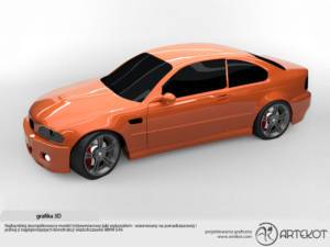 grafika 3D BMW E46