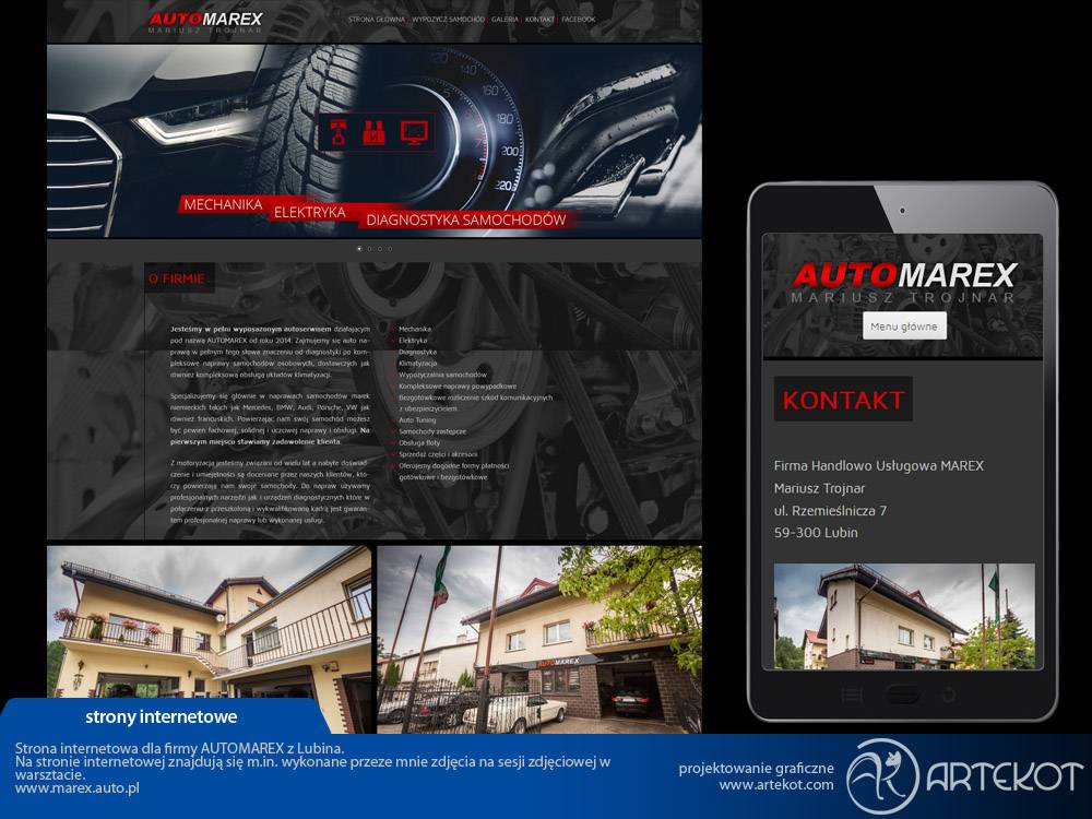 Strona firmy AutoMarex